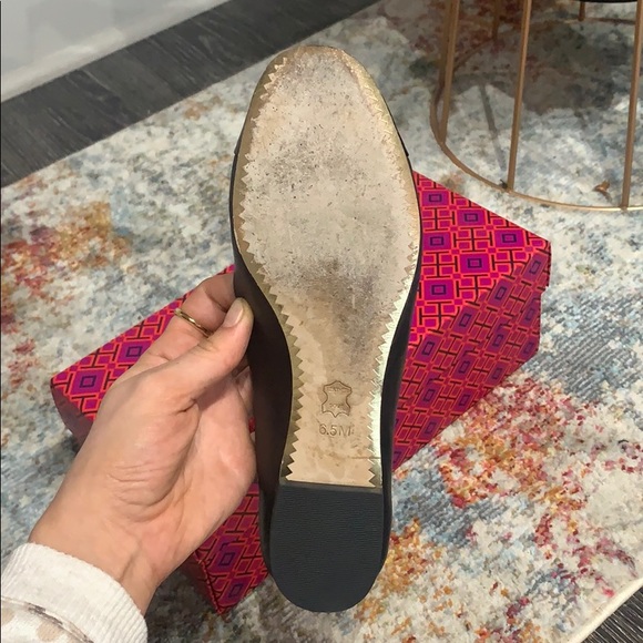 Tory Burch Chelsea cap-toe ballet flats - radix.co.id